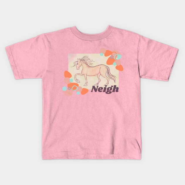 Neigh Kids T-Shirt by VultureVomitInc